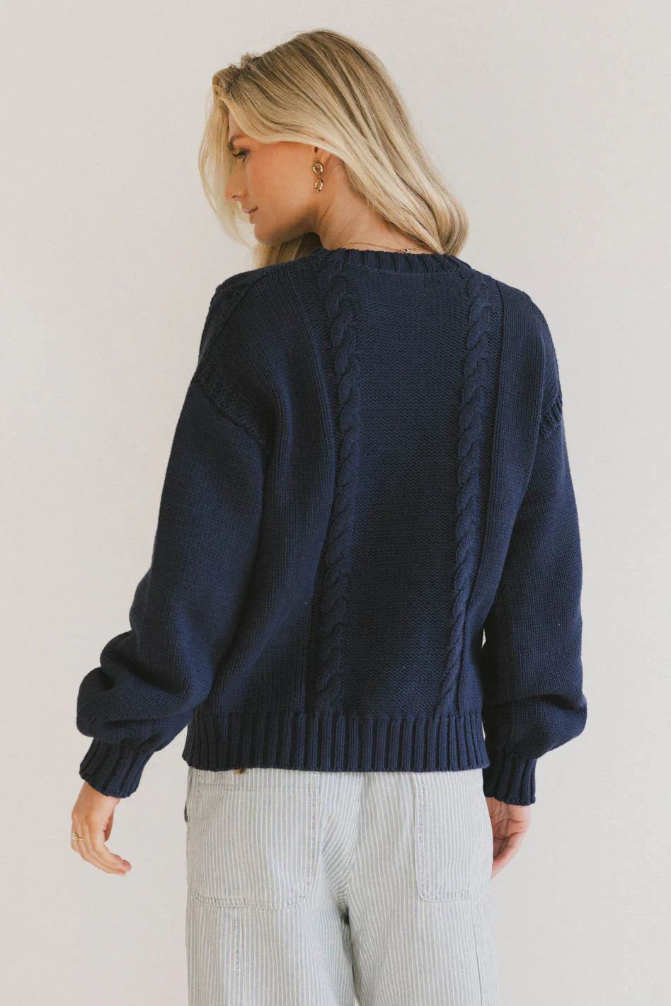 Divine Cable Knit Sweater FINAL SALE
