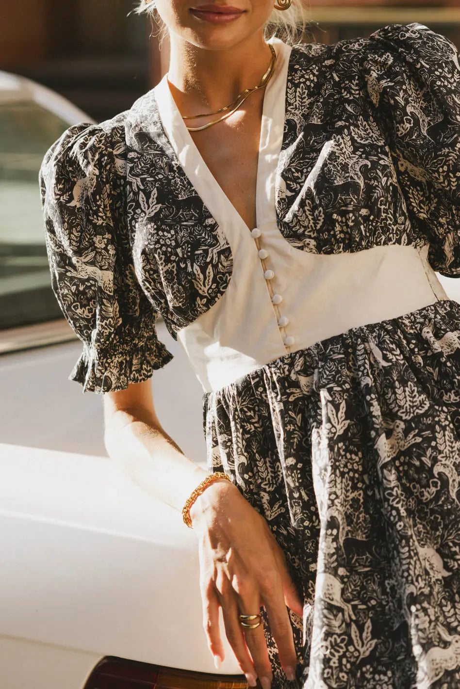 The Flora and Fauna Midi Dress FINAL SALE