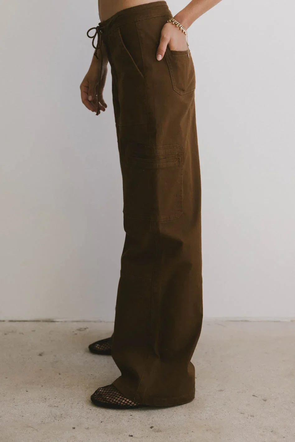 Tandry Cargo Pants in Brown FINAL SALE