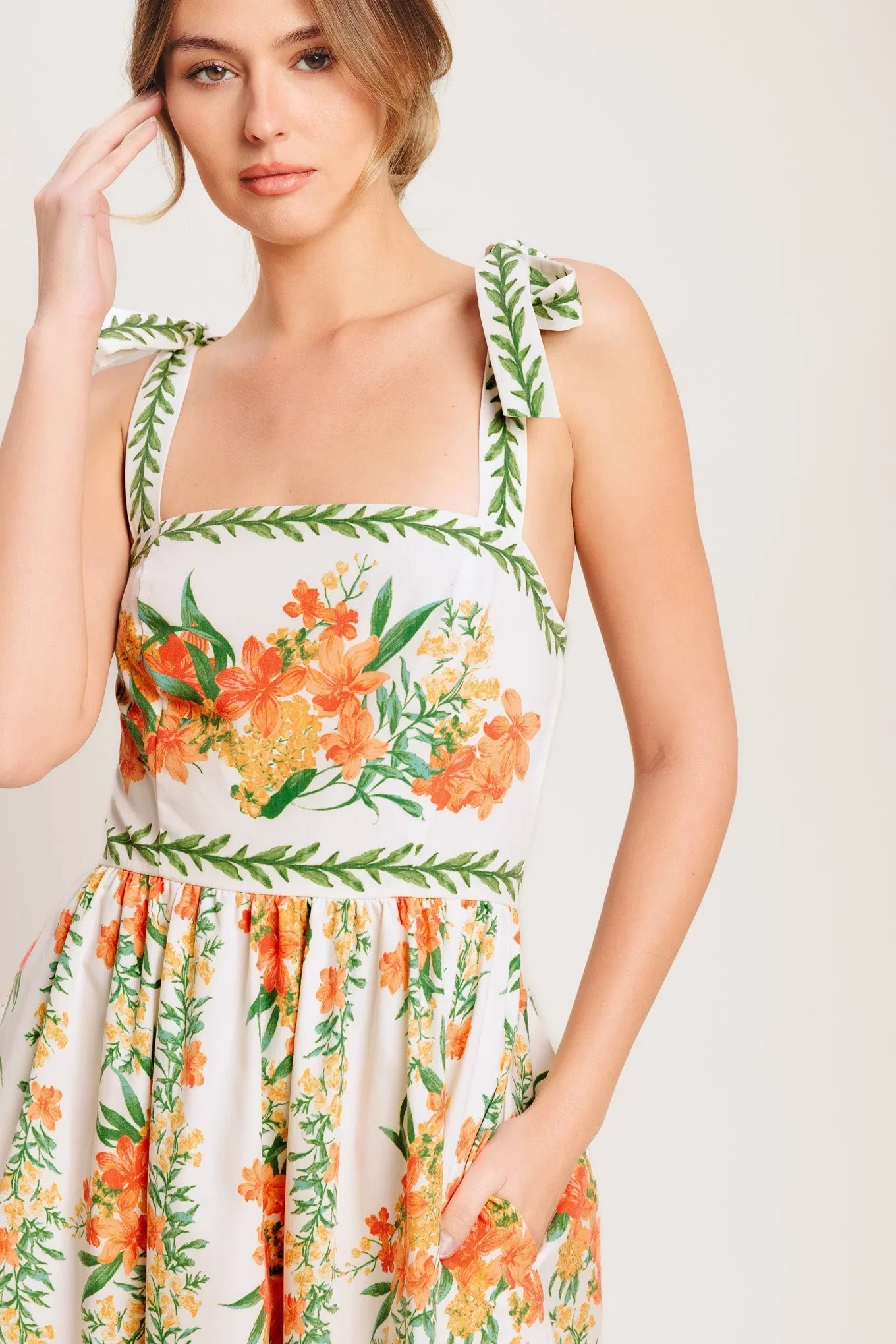 MARIGOLD BREEZE MIDI DRESS