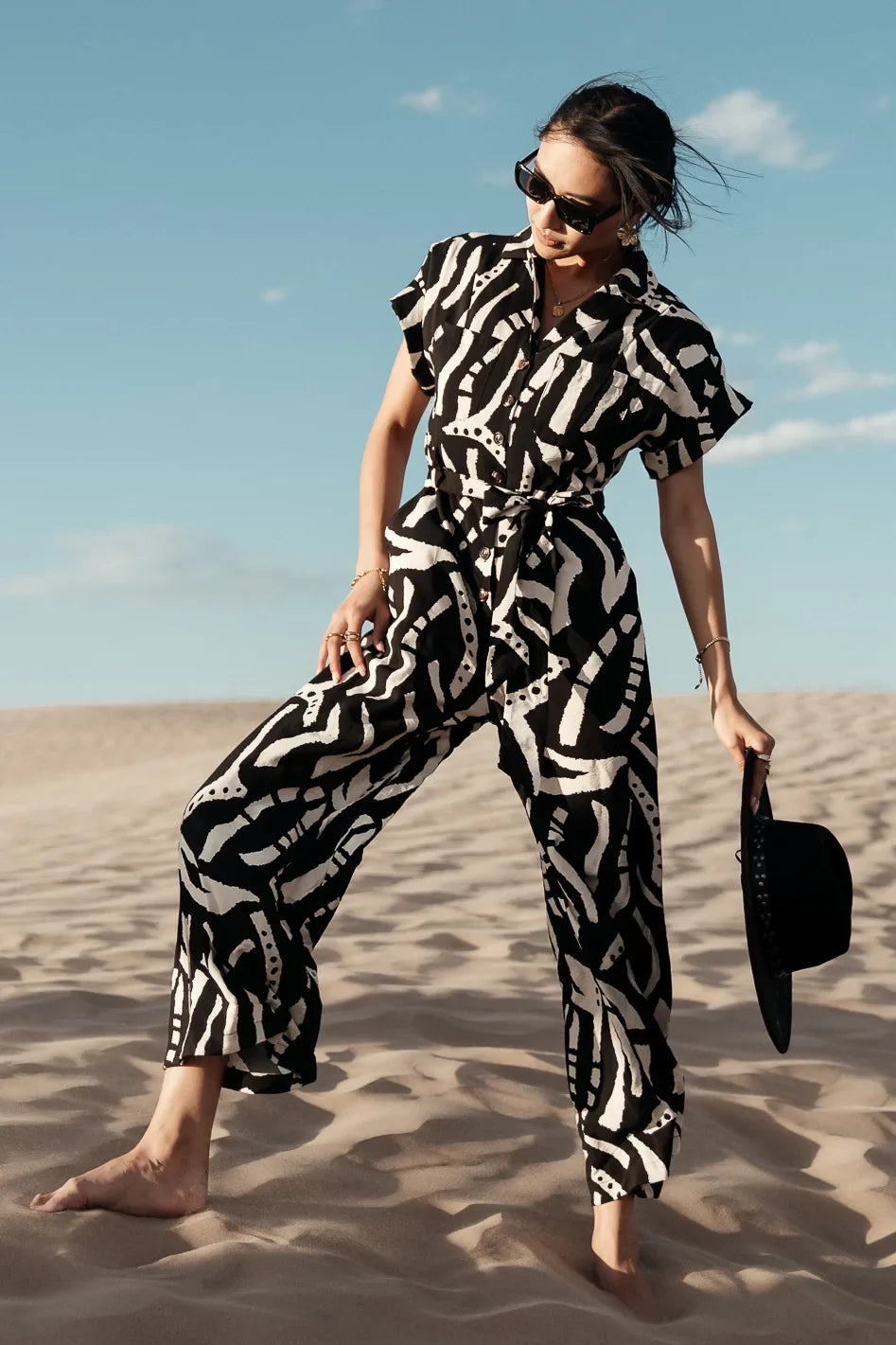 Luca Abstract Print Jumpsuit FINAL SALE