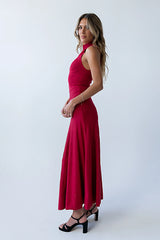 Liz Mock Neck Maxi Dress FINAL SALE