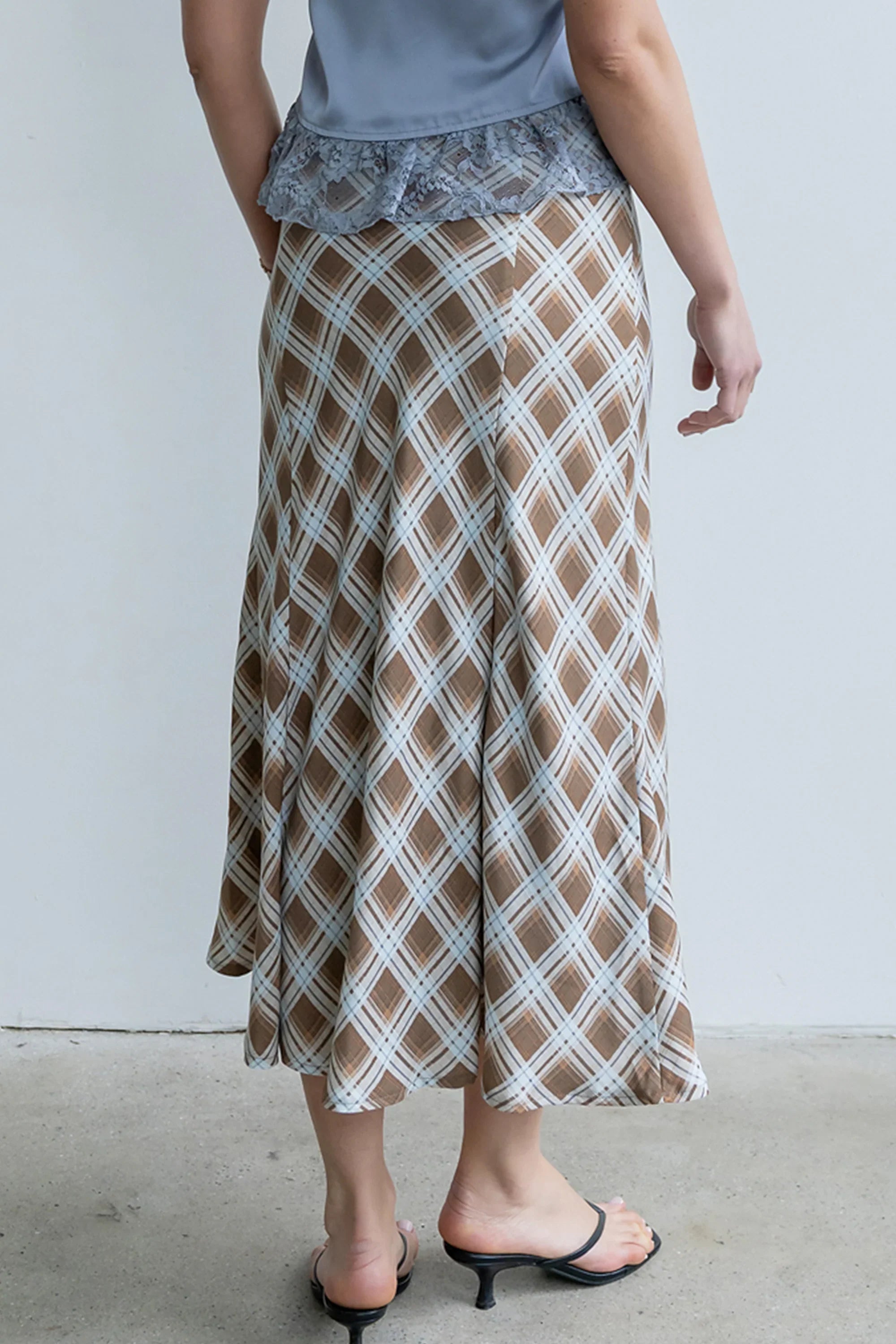 Zadie Plaid Maxi Skirt