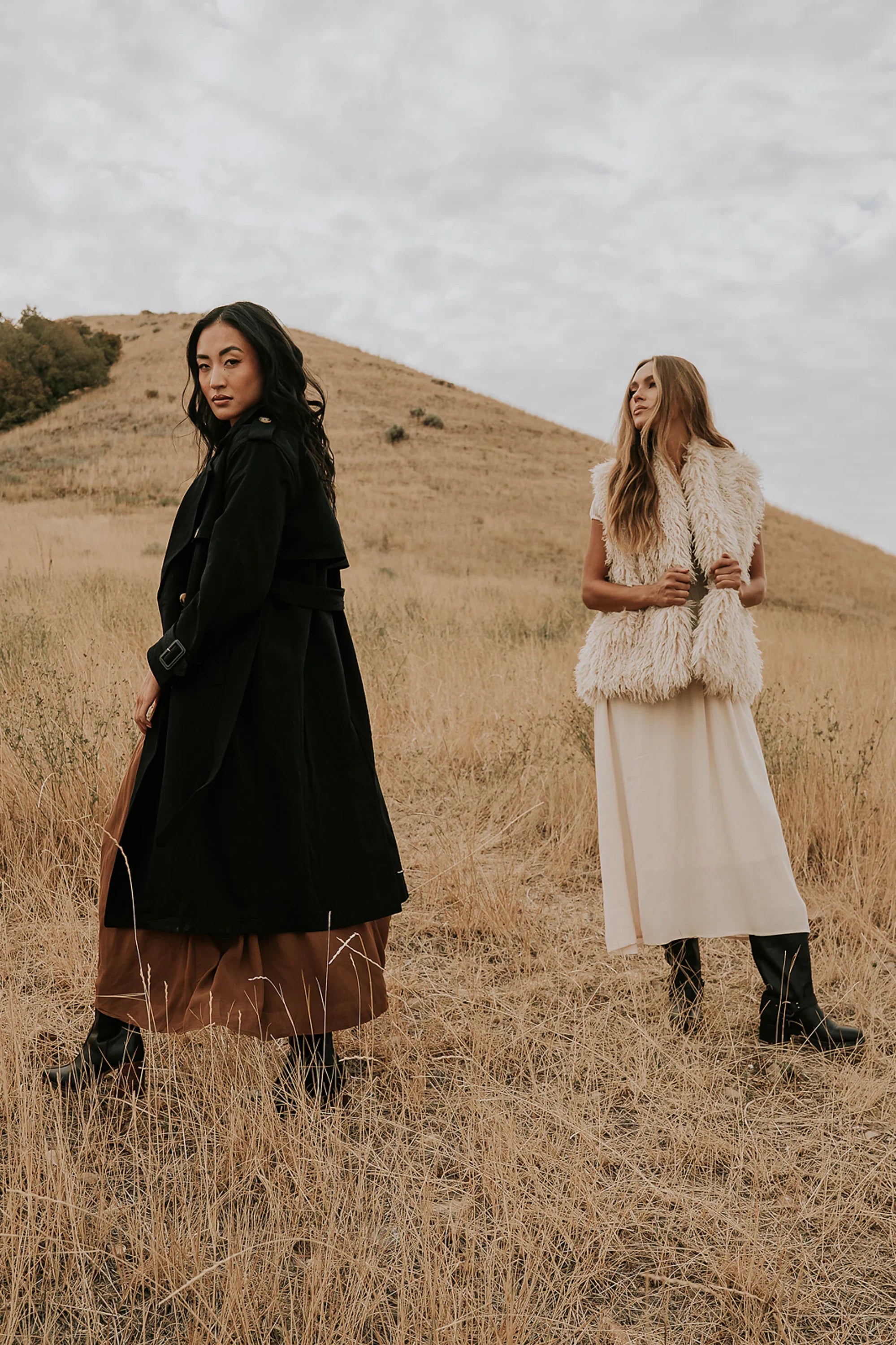 Rachel Trench Coat in Black FINAL SALE