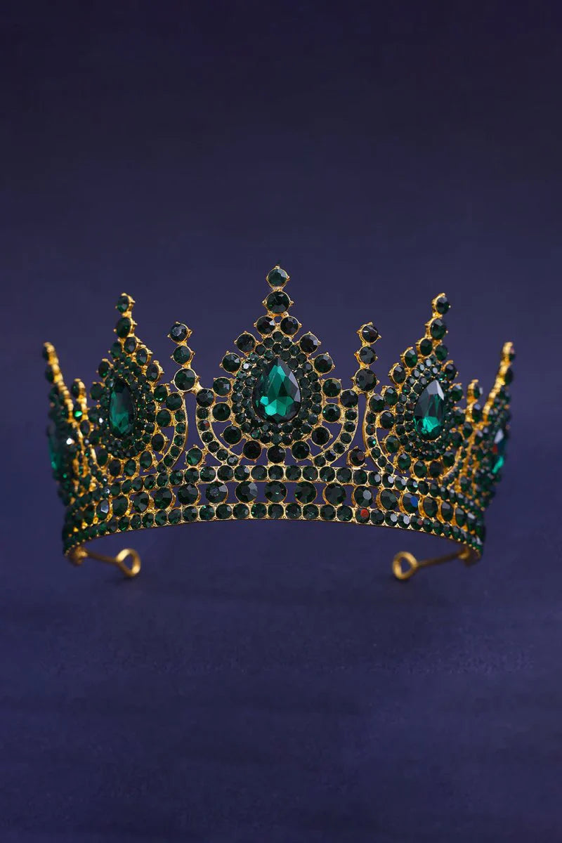 Half Circle Crystal Tiara