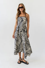 Zoelle Halter Neck Midi Dress