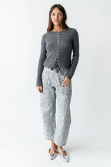Hellen Knit Cardigan in Charcoal