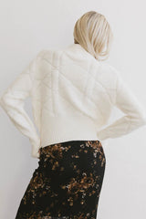 Sheena Quilted Jacket in Ivory FINAL SALE