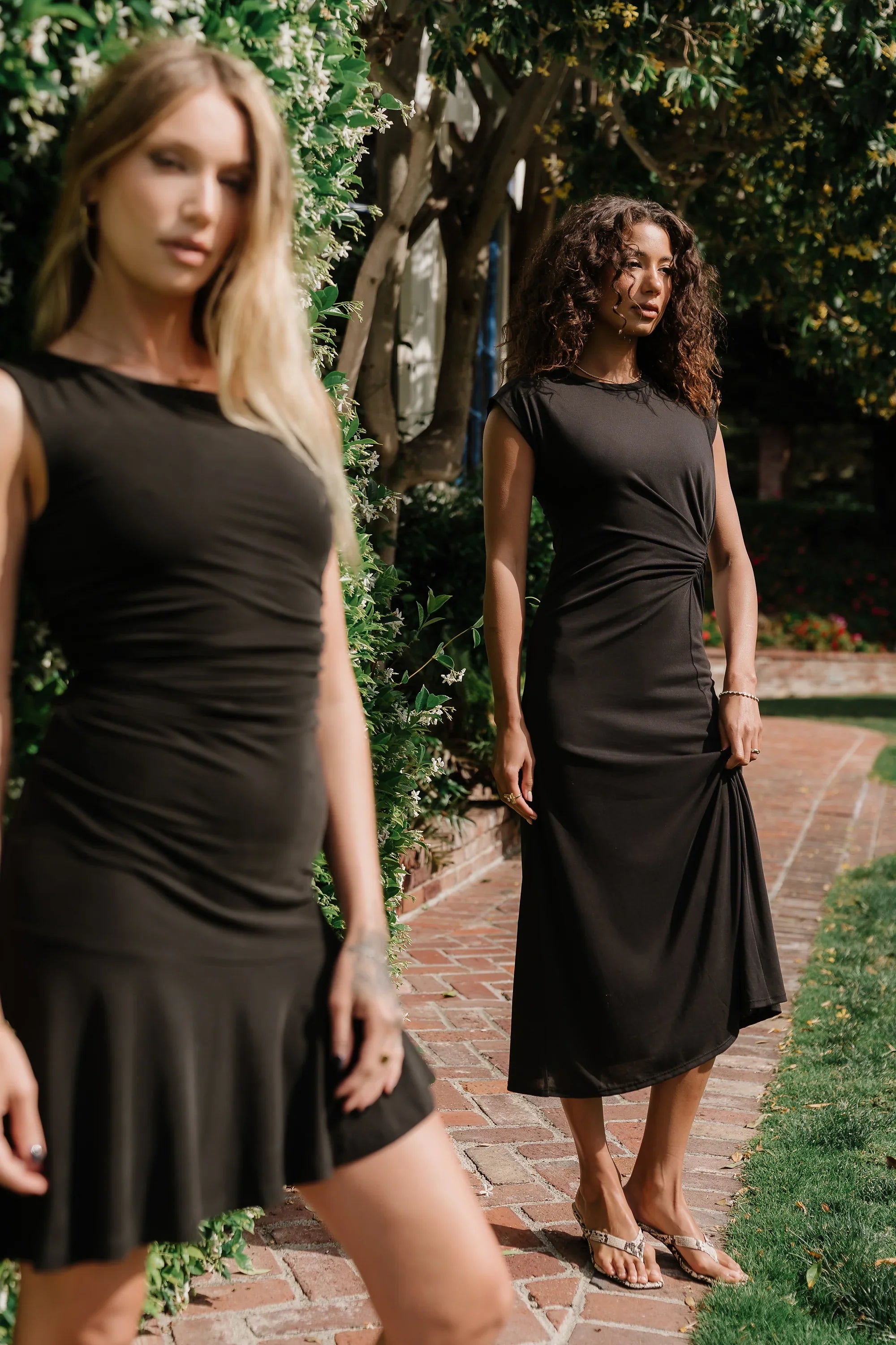 Quinn Gathered Maxi Dress