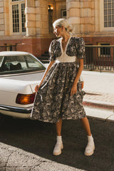 The Flora and Fauna Midi Dress FINAL SALE