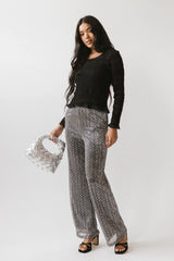 Opie Smocked Top in Black FINAL SALE