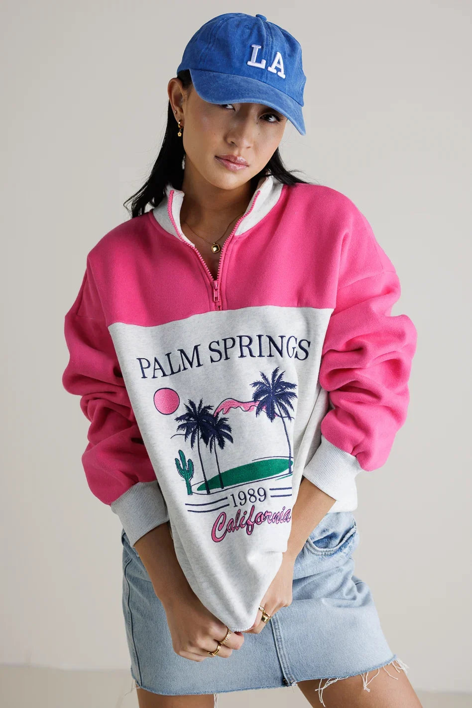 Palm Springs Quarter Zip FINAL SALE