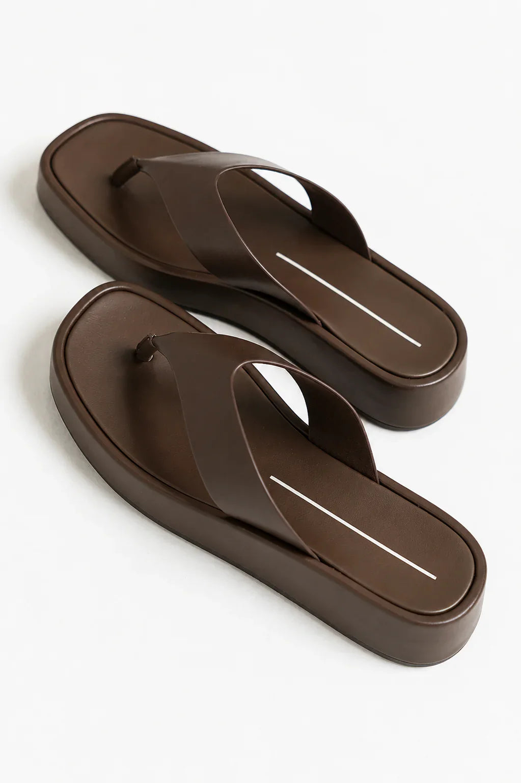 Lola Platform Sandal in Brown