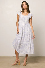 Jenny Floral Midi Dress FINAL SALE