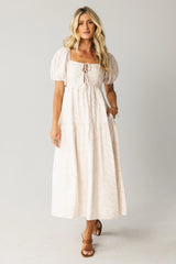 Kelsie Floral Midi Dress in Pink FINAL SALE