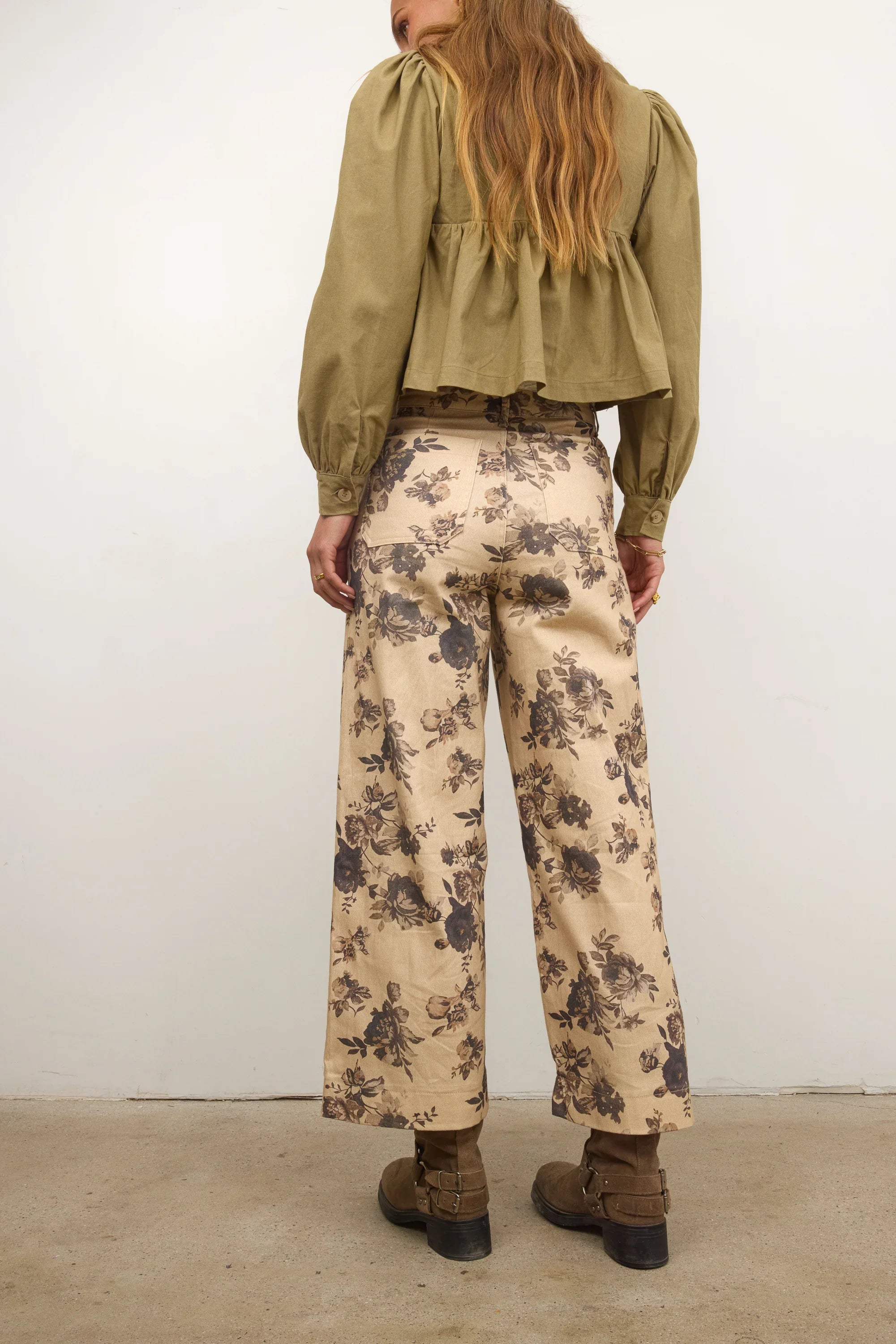 Iris Floral Wide Leg Pants FINAL SALE