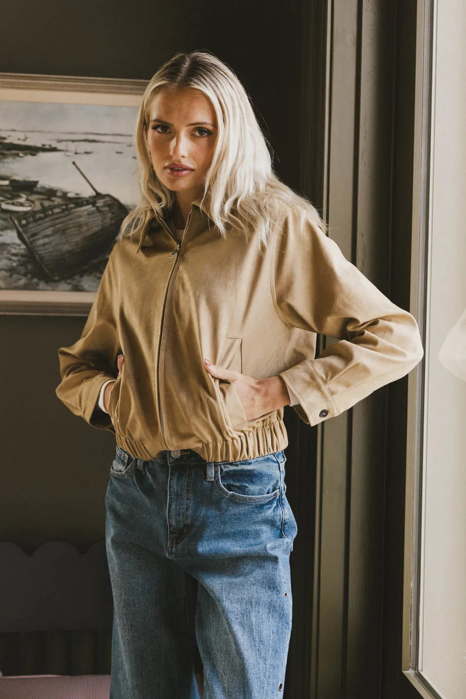 Myli Faux Suede Jacket FINAL SALE