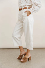 Sephrina Barrel Pants in Ecru FINAL SALE