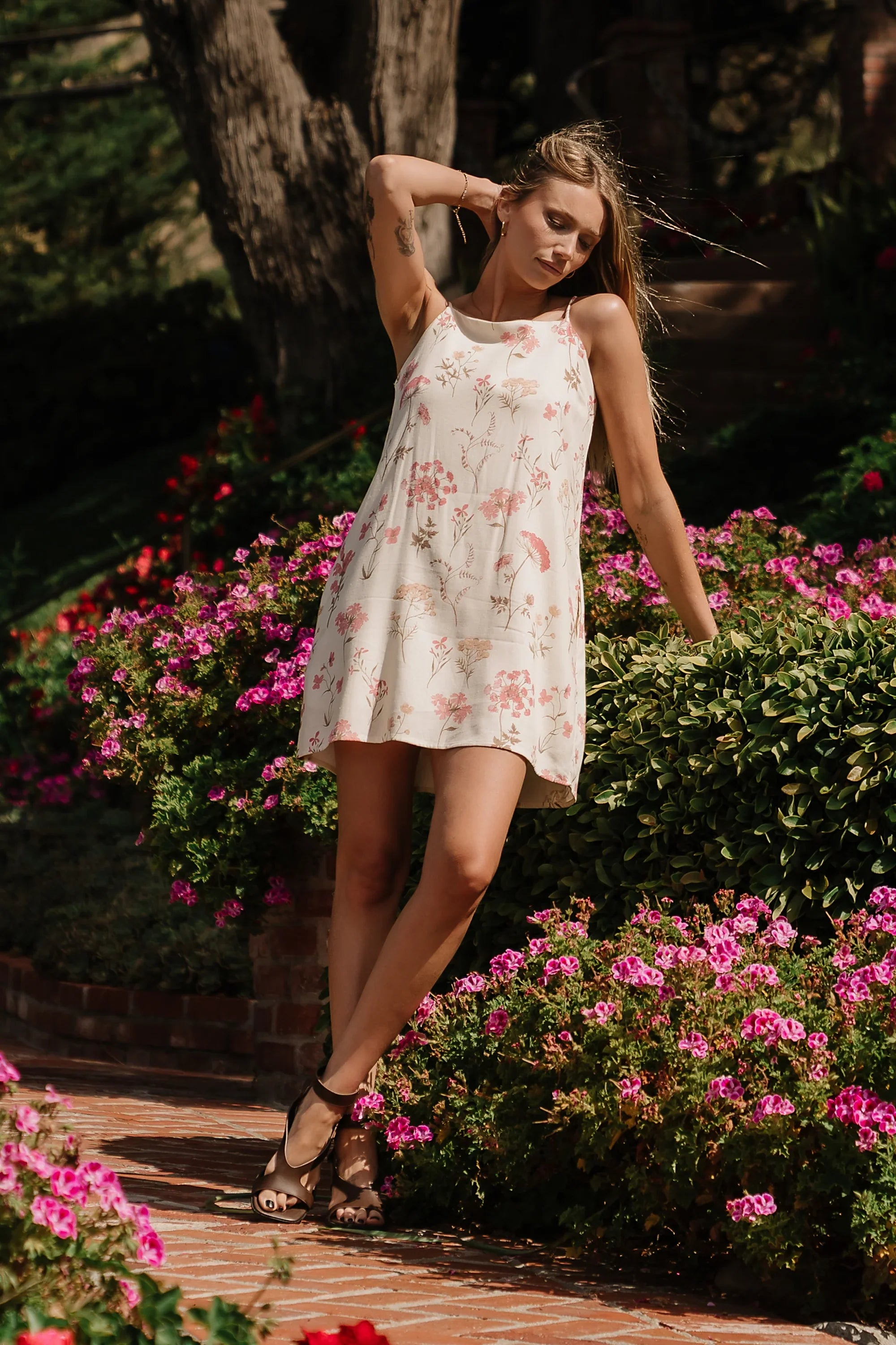 Moxie Floral Mini Dress