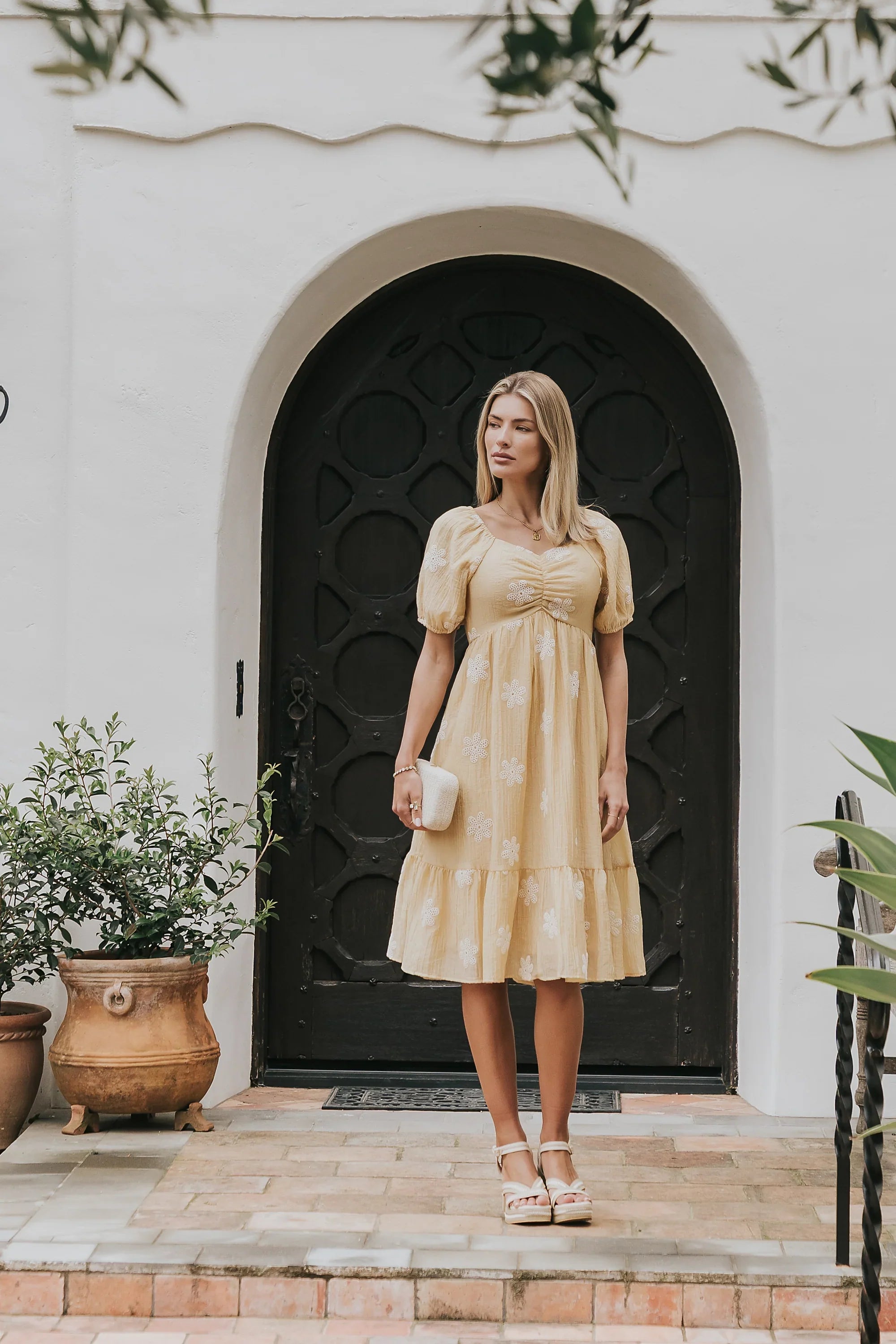 Shannon Floral Embroidered Dress