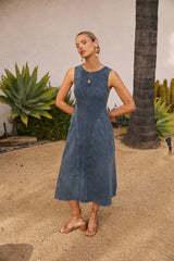 Christy Denim Midi Dress