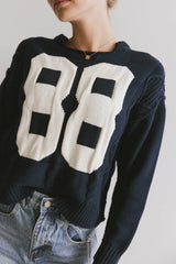 Jersey Cable Knit Sweater FINAL SALE