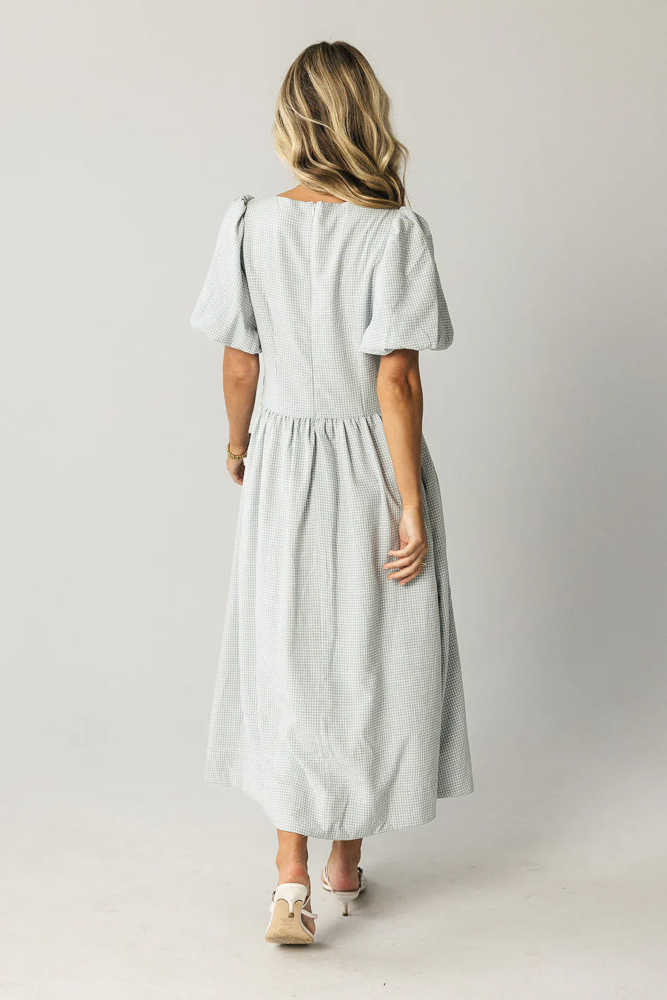 Elyse Gingham Maxi Dress FINAL SALE