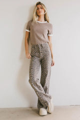 Anaya Wide Leg Flare Jeans