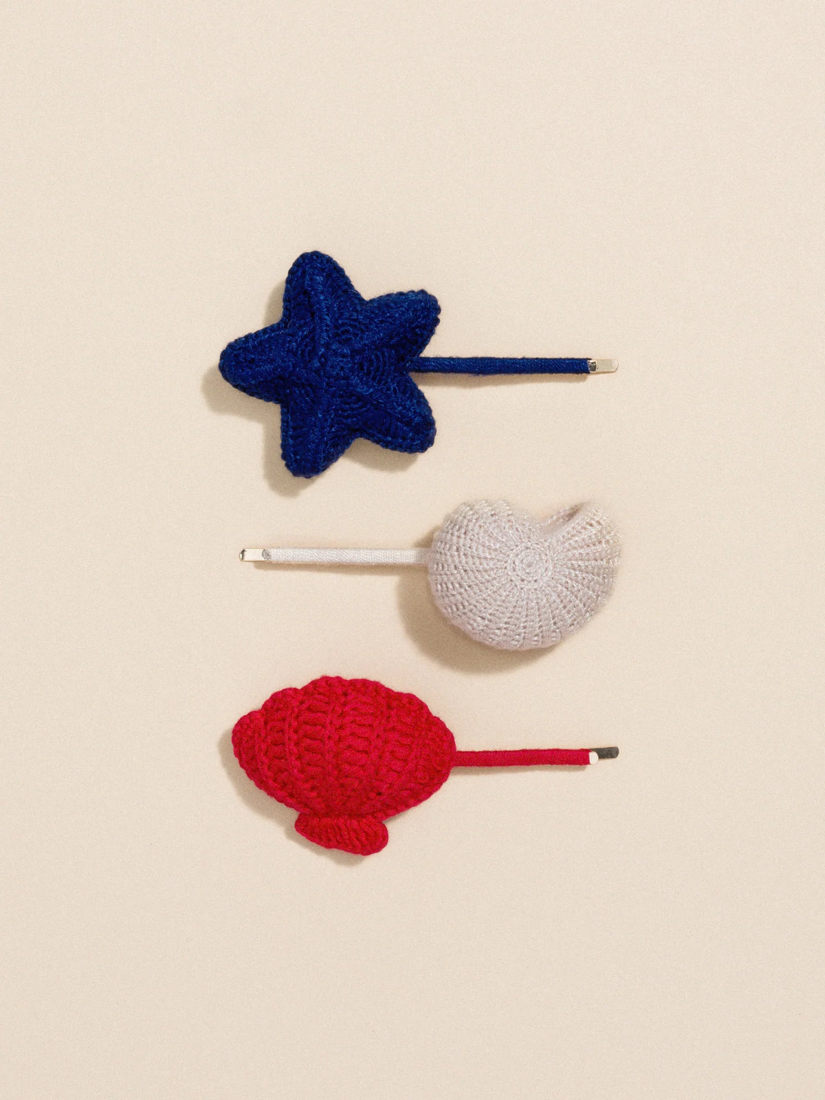Beachside Hair Clips 3pr Pack