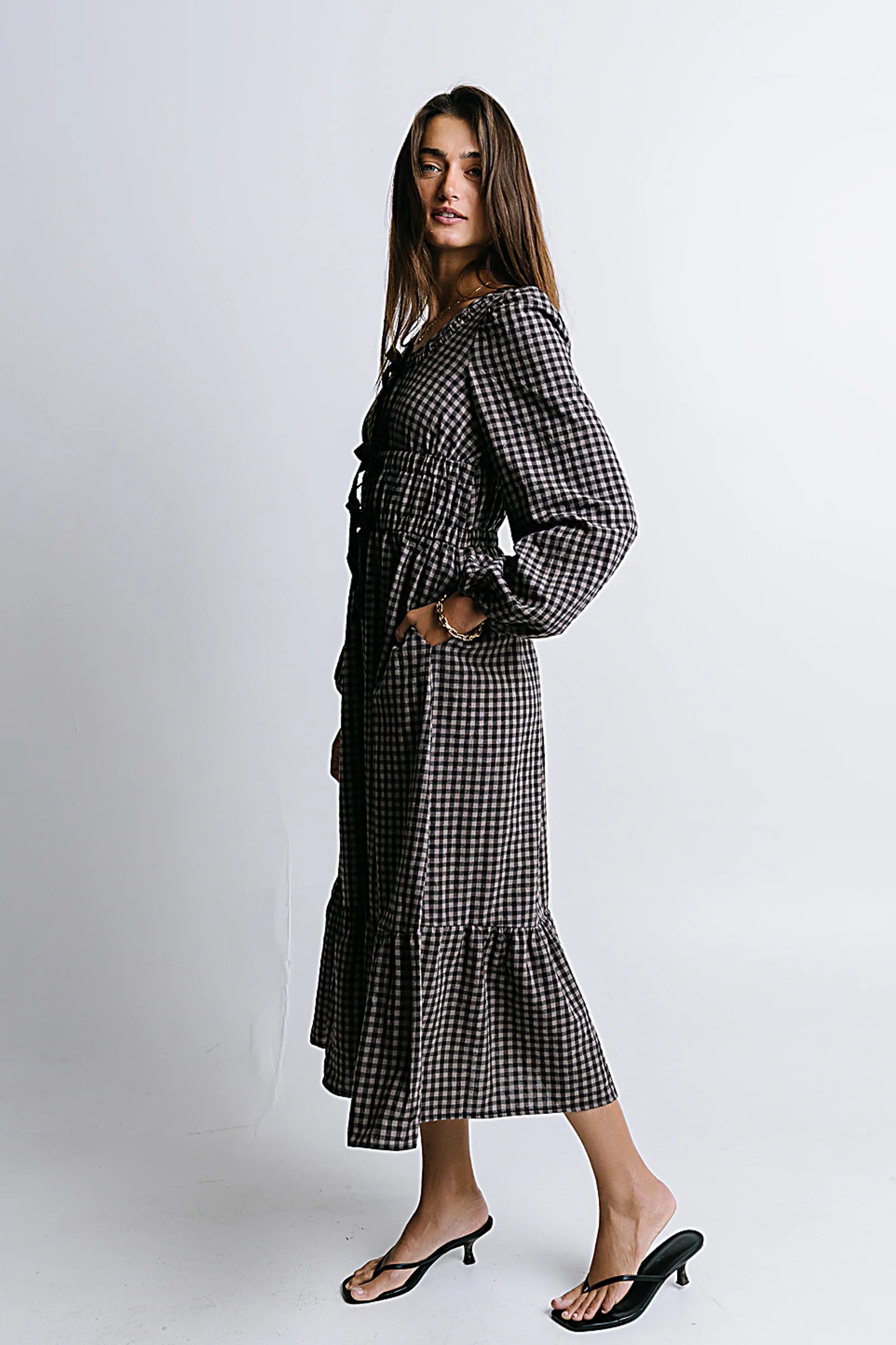 Anista Anne Maxi Dress in Black