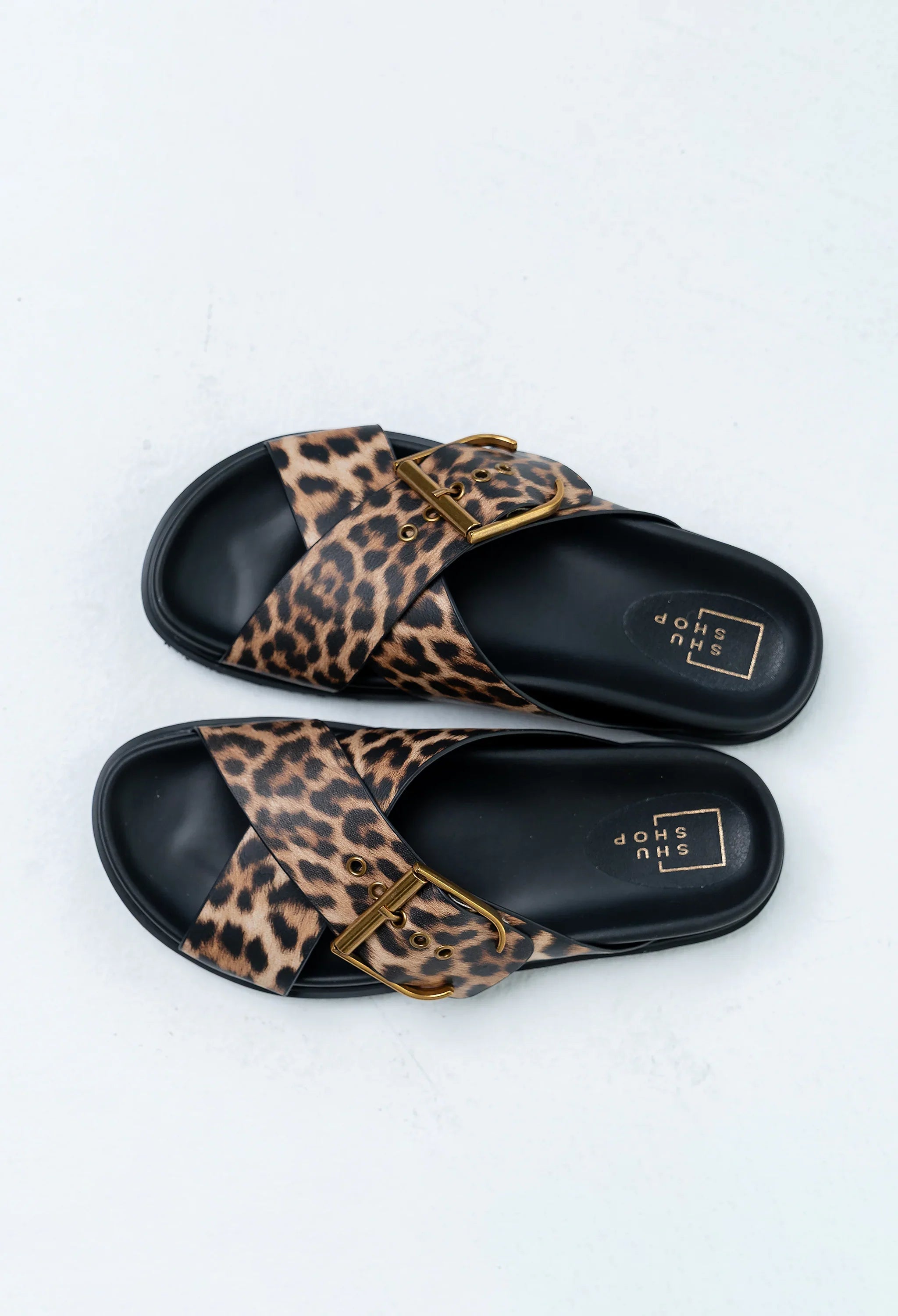 Barb Sandal in Leopard