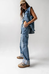 Amina Relaxed Wide Leg Jeans FINAL SALE