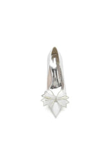 Womens Wedding Shoes Pointed Toe Stiletto Heels With Bow