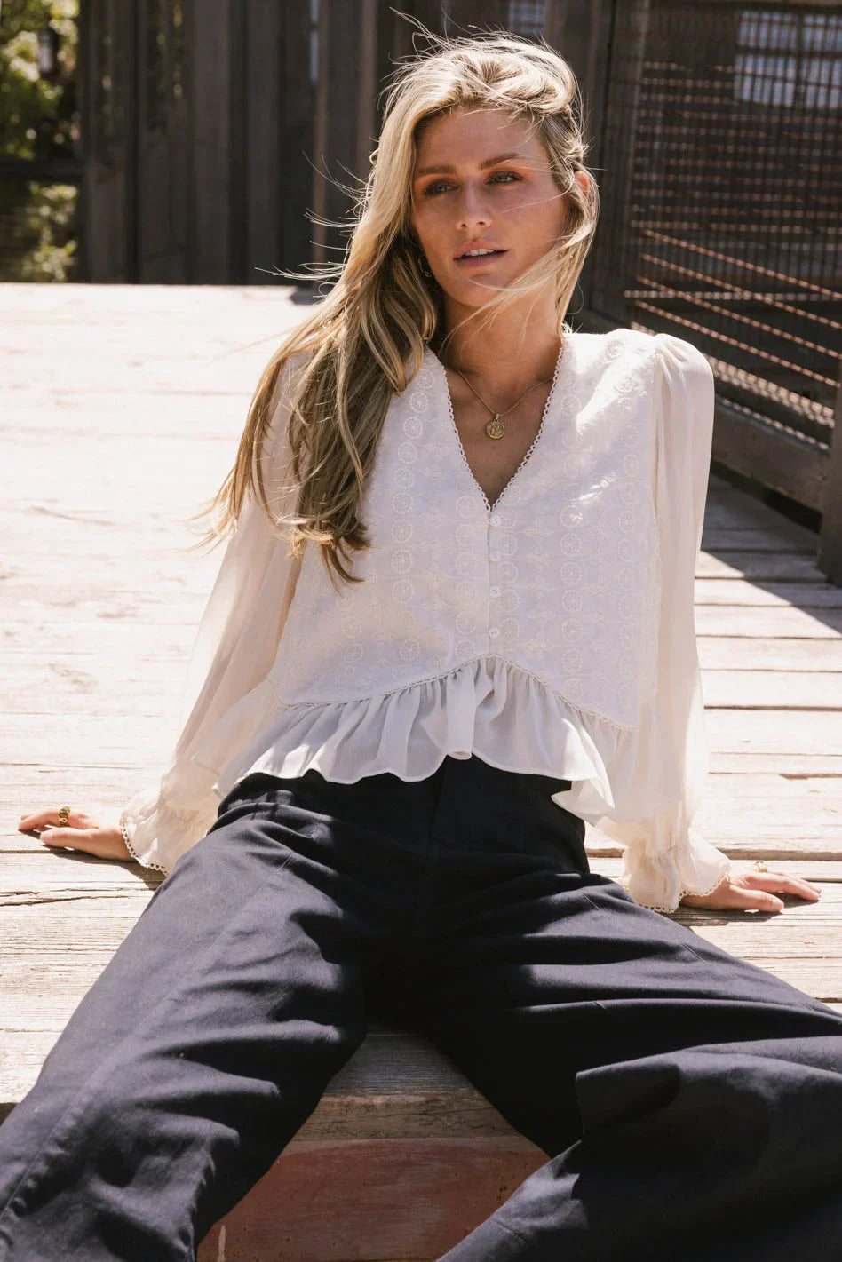 Mary Lace Blouse FINAL SALE