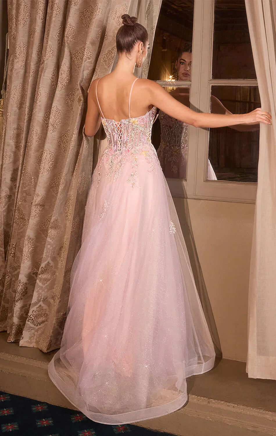 A1477 Waltzing Beaded Bouquet Ball Gown ANDREA LEO