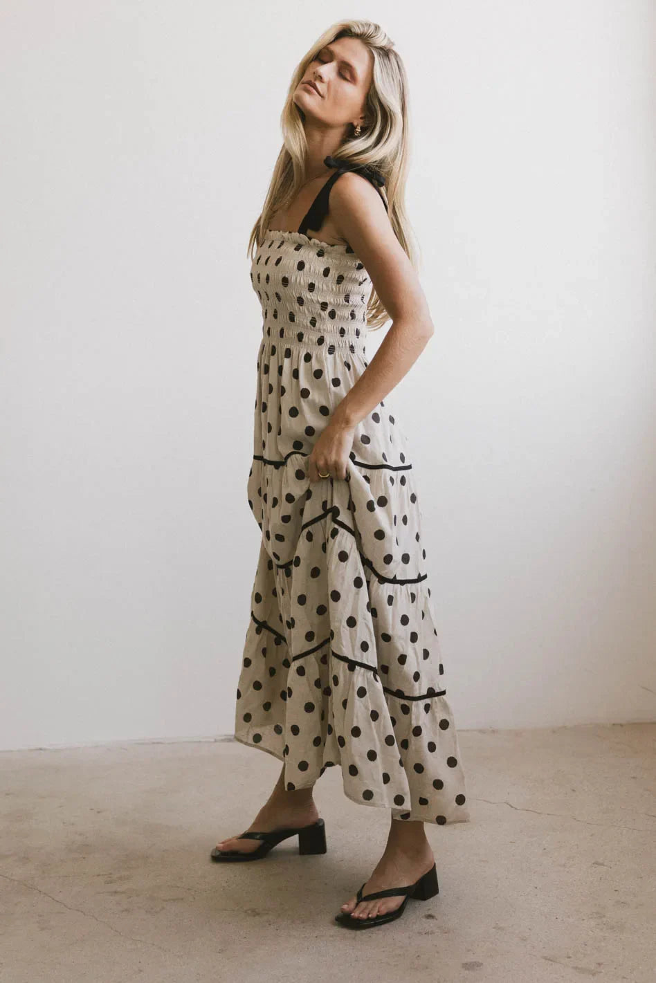 Matilda Polka Dot Midi Dress FINAL SALE