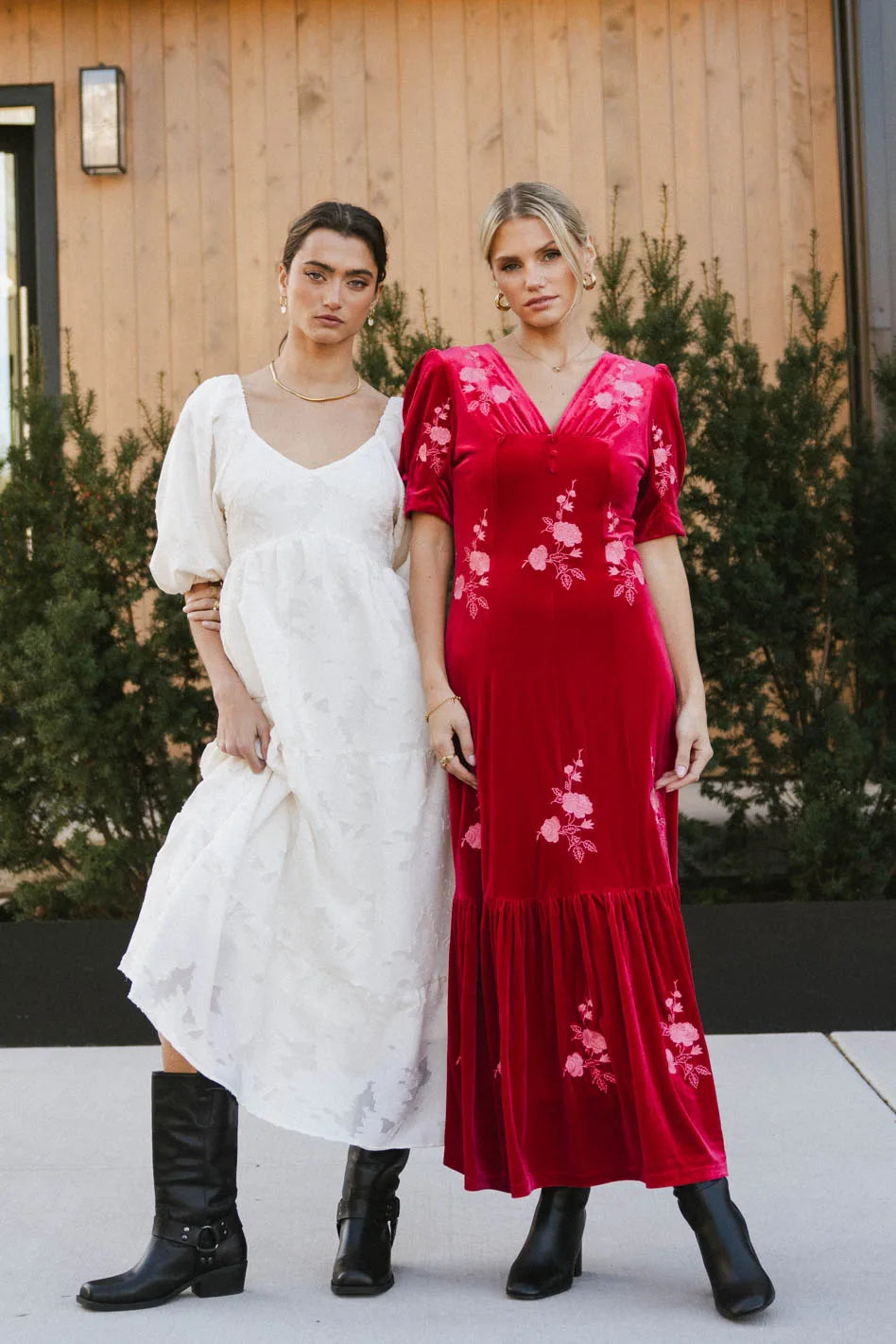 Ratana Velvet Floral Maxi Dress FINAL SALE