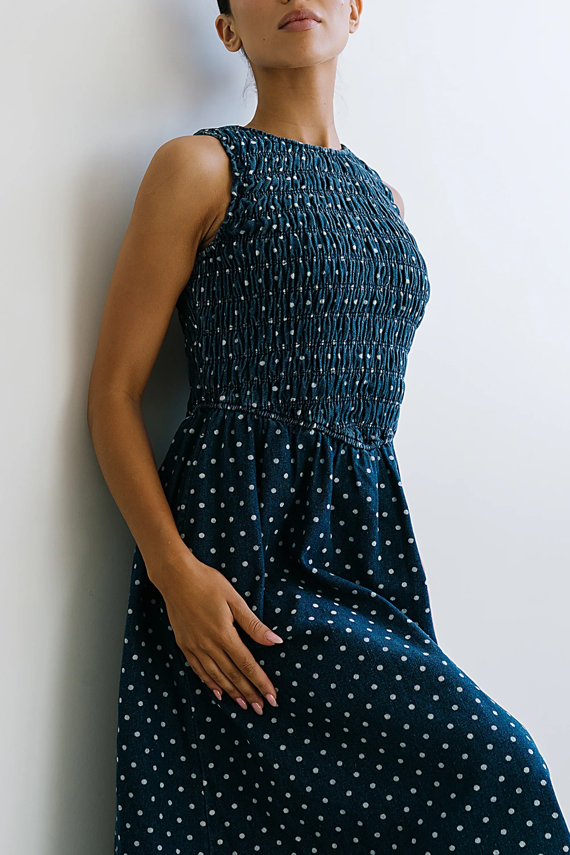 Jasmine Denim Midi Dress