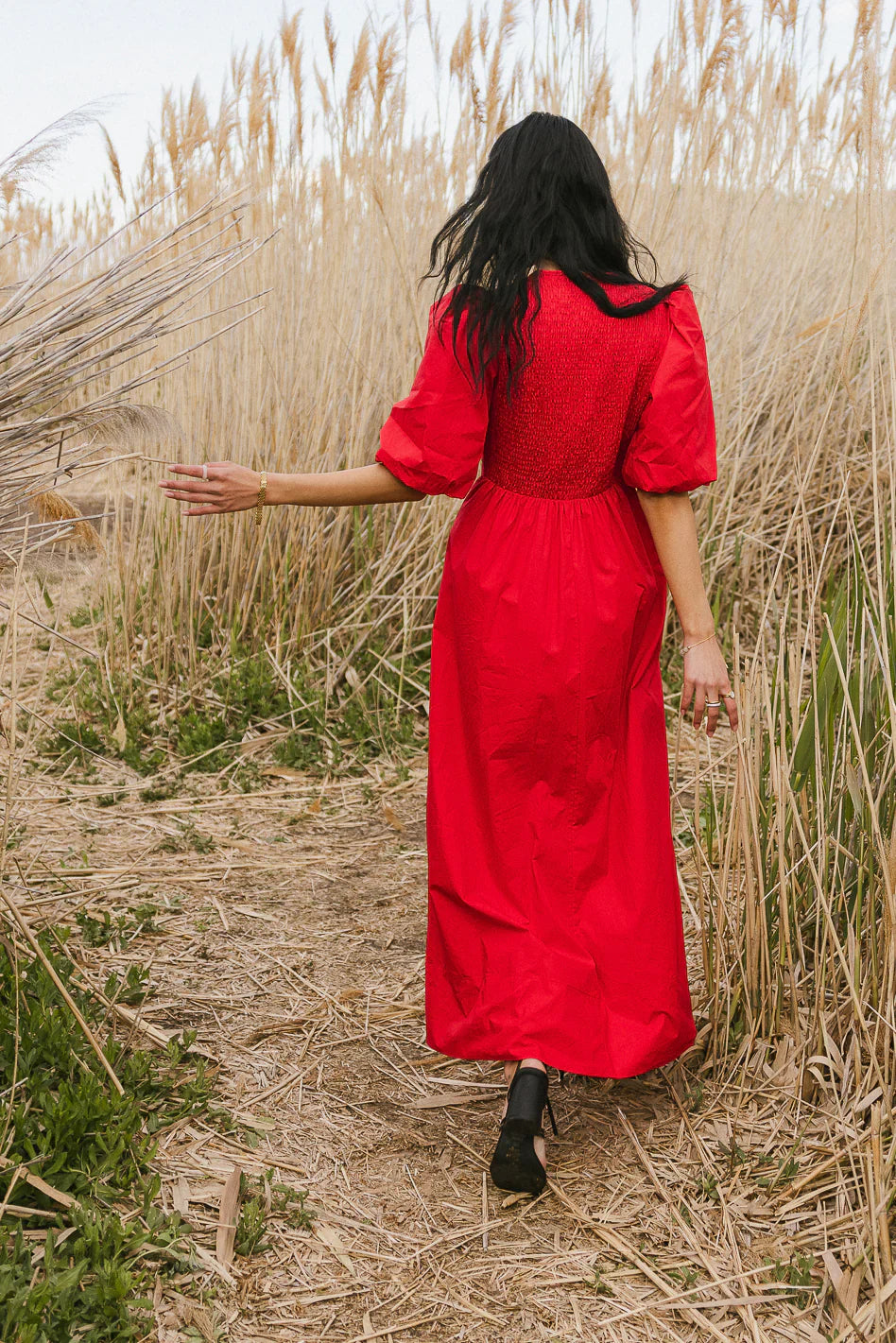 Cassia Corset Dress in Red FINAL SALE