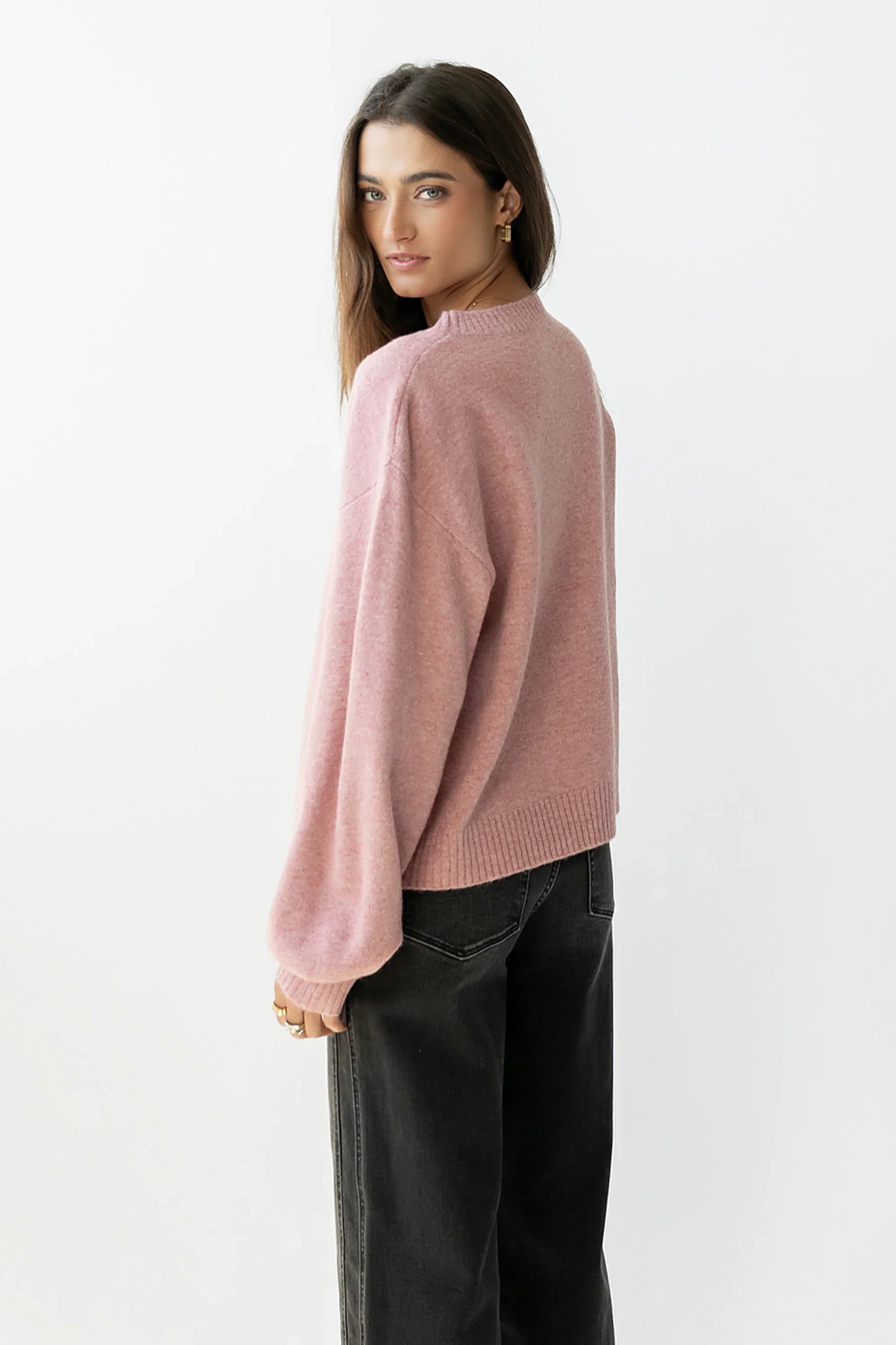 Josey Oversized Sweater in Pink FINAL SALE