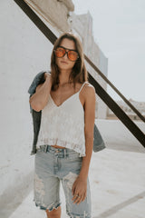 Jasmine Lace Tank Top
