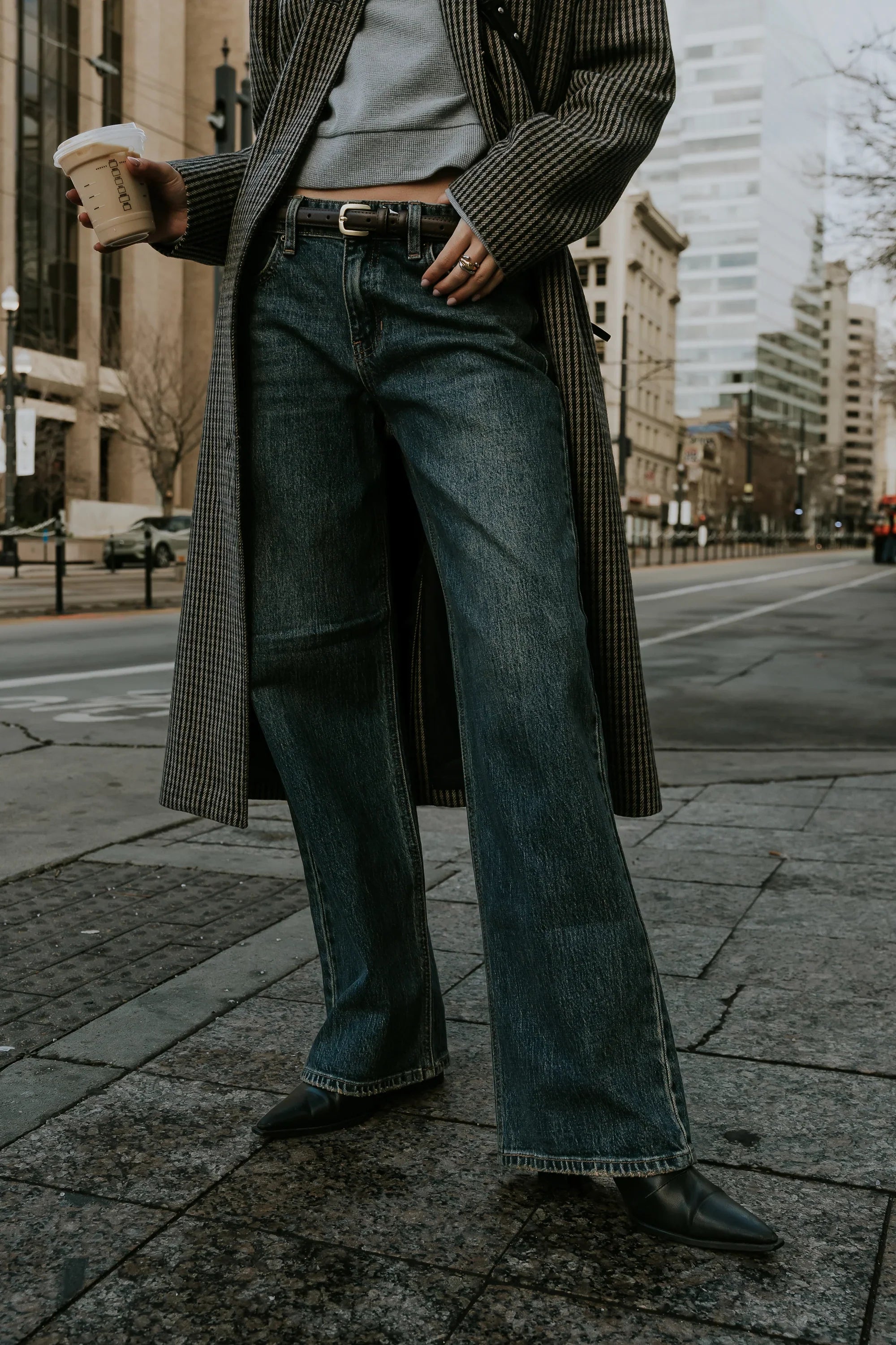 Marshall Straight Leg Vintage Jeans in Dark Wash FINAL SALE