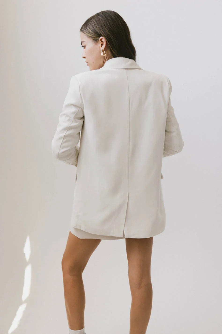 Crystal Blazer in Cream FINAL SALE