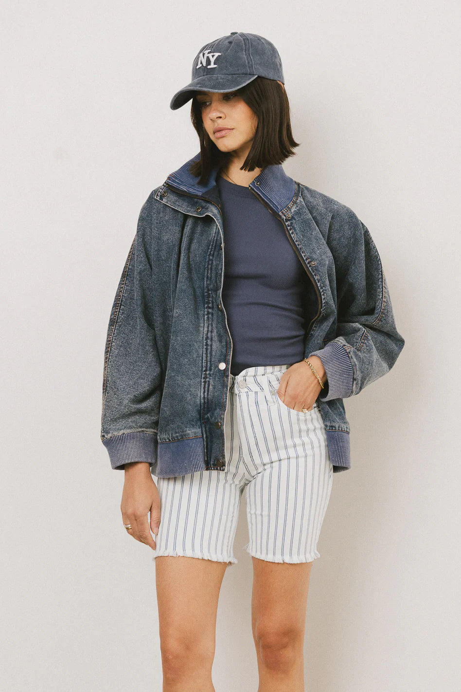 Paige Denim Jacket in Medium Wash FINAL SALE