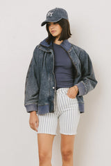 Paige Denim Jacket in Medium Wash FINAL SALE