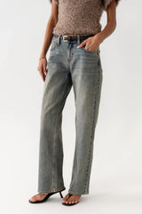 Marshall Straight Leg Vintage Jeans in Light Wash FINAL SALE