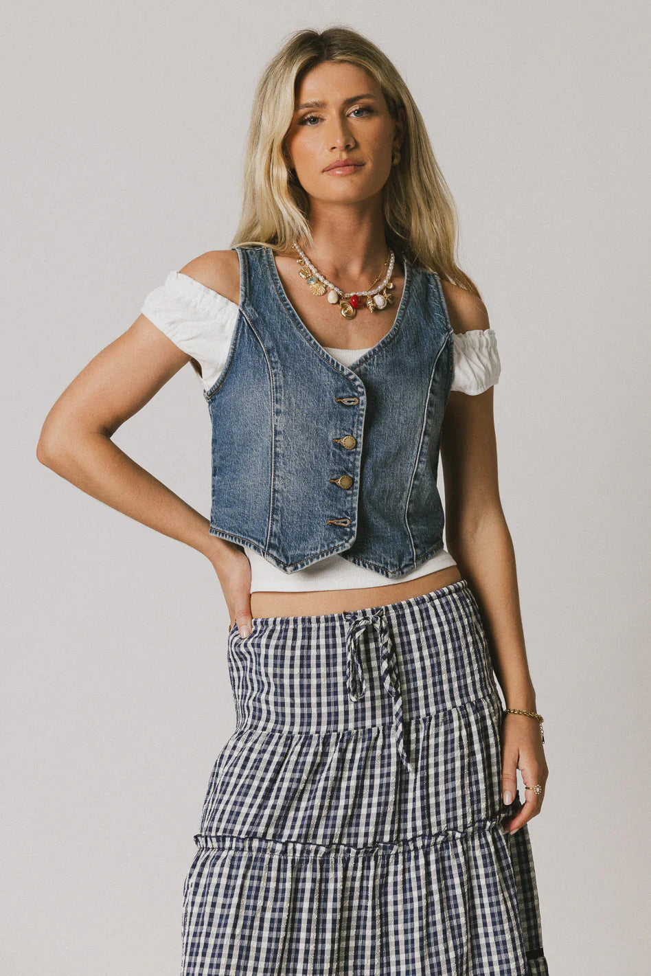Maryanne Denim Vest FINAL SALE