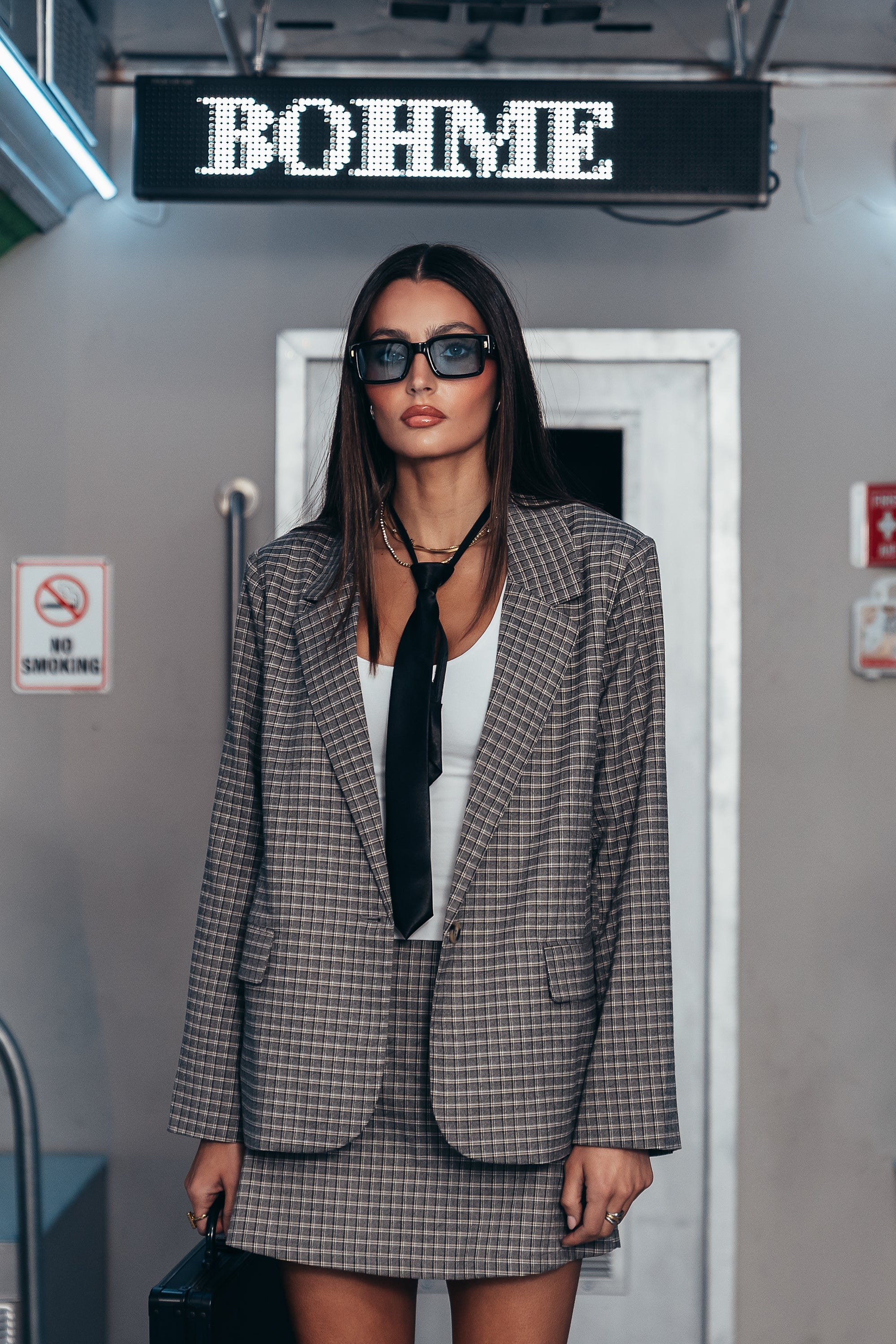 Benji Plaid Skort