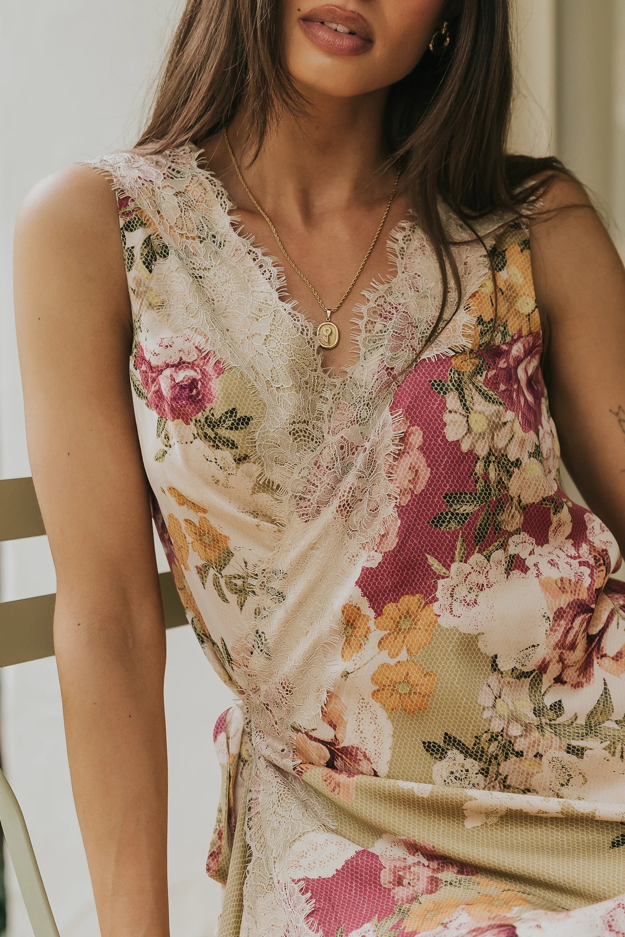 Tess Floral Wrap Dress