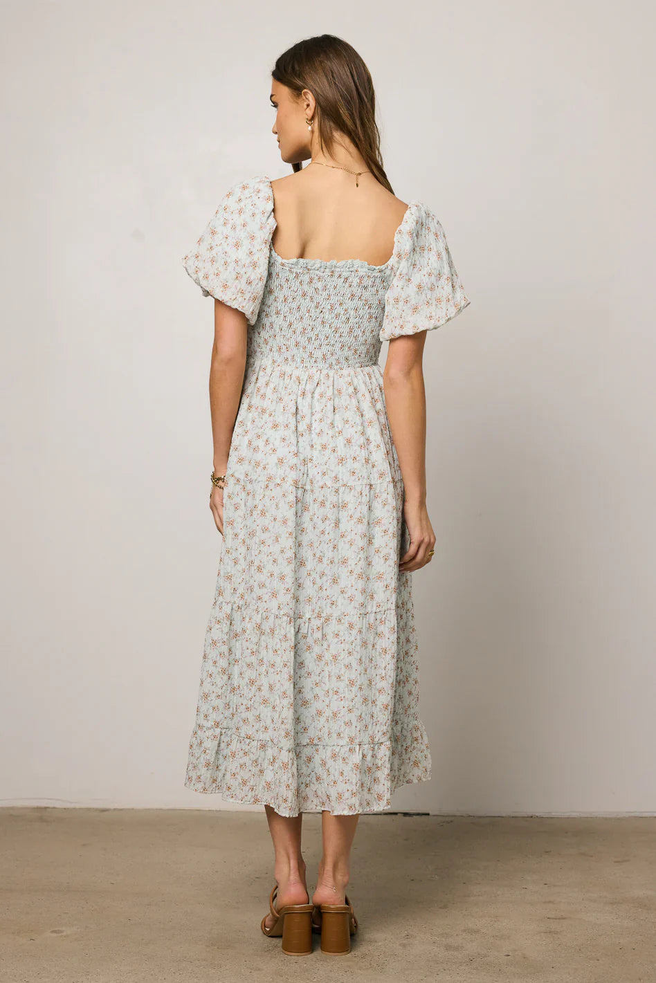 Asha Floral Midi Dress FINAL SALE